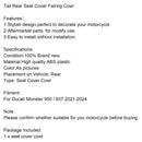 Tail Rear Seat Cover Fairing Cowl For Ducati Monster 950 937 2021-2024