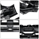 Black Front Bumper Grille Grill Fit Ford F150 2024+ With LED