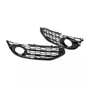 Front Bumper Honeycomb Fog Grille Cover For Audi A4 Allroad B8 2010-2015 Black