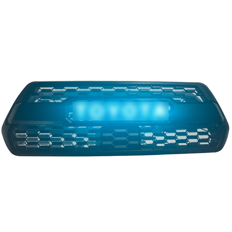 Toyota Tacoma 2016-2023 TRD PRO Style Grille Front Bumper Grill With RGB Color LED Light UP Letter