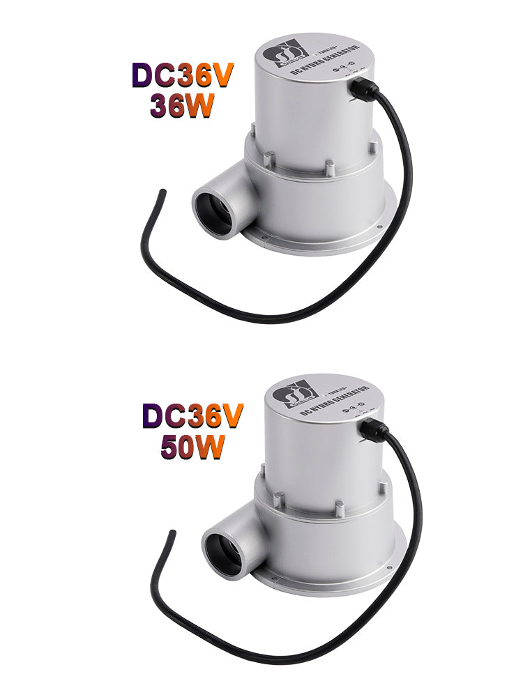 24V Water Flow Turbine Small Hydroelectric Generator DC36V36W/50W for Home Field