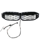 BMW 3 Series G20 G28 2023-2024 Diamond Black Silver Front Kidney Grille Mesh