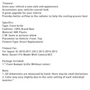 Gloss Black Front Bumper Grill Grille Fit Jaguar XJ 2010-2015