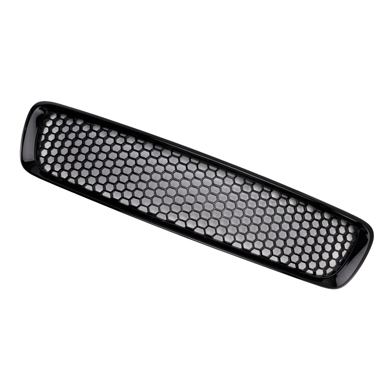 Gloss Black Front Bumper Honeycomb Grille Grill Fit Volvo S40 V50 2004-2007