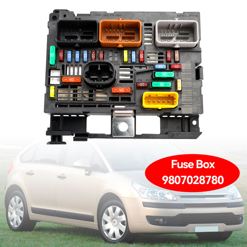 2007- UP Peugeot Partner Box Body/MPV (B9) / Partner Tepee Fuse Box BSM 9807028780