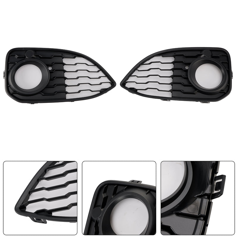 2PCS Fog Light Cover Grille Fit BMW 1 Series F20 F21 LCI M-Sport 2015-2019