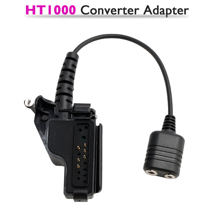 K Interface Headset Port Converter Cable for HT1000 MTS2000 GP900 MTX838 XTS2500