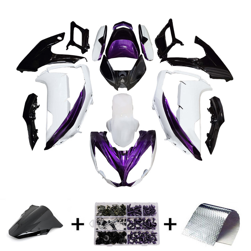 Injection Fairing Kit Bodywork Plastic ABS fit For Kawasaki ER-6F Ninja650 2012-2016