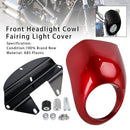 1973-up Sportster Dyna XL 883 1200 FX Headlight Fairing Light Cover