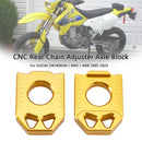 CNC Rear Chain Adjuster Axle Block For SUZUKI DRZ400SM 400S 400E 2005-2024