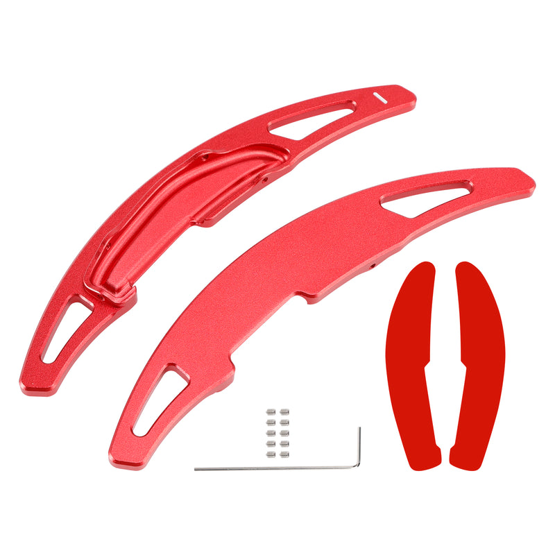 Steering Wheel Paddle Shifter Extension For BMW M3 M4 X5M X6M Aluminium Red