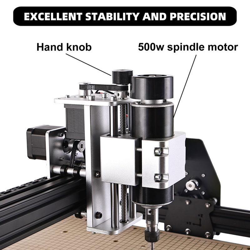 CNC Wood Router Machine 4050 Metal Engraving Machine With 500w Spindle