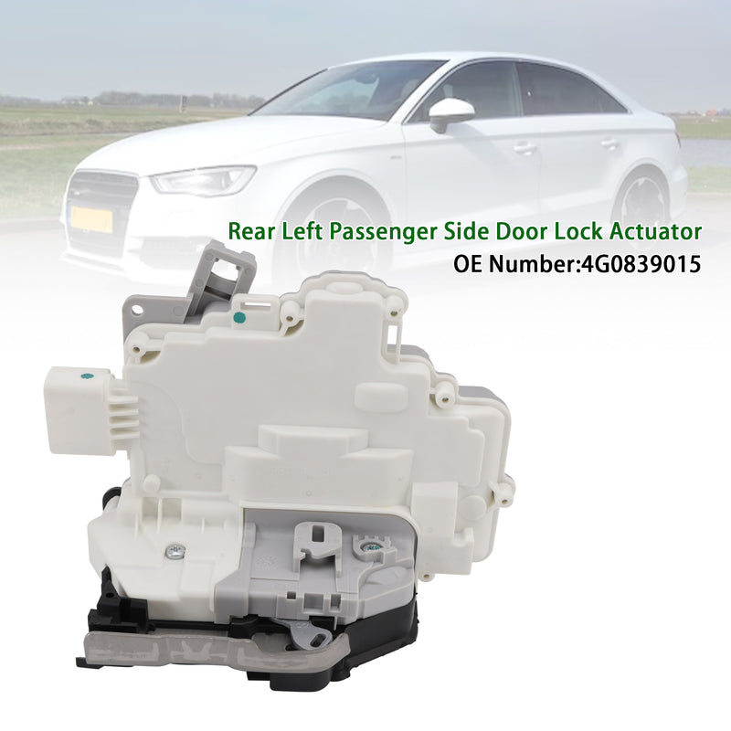 Rear Left Passenger Side Door Lock Actuator 4G0839015 For Audi A3 A6 A7 Q3 Q7