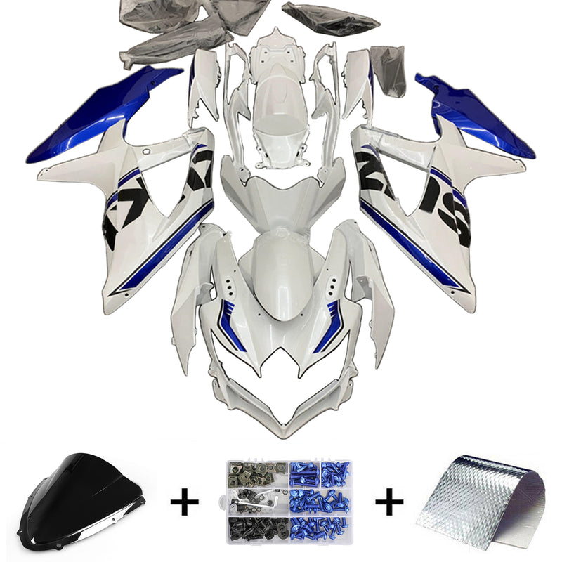 Amotopart Suzuki GSXR 600/750 2008-2010 K8 Fairing Kit Bodywork Plastic ABS