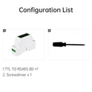 TTL to RS485 Electrical Isolation Module DIN Rail Serial 600W Lightning Protect