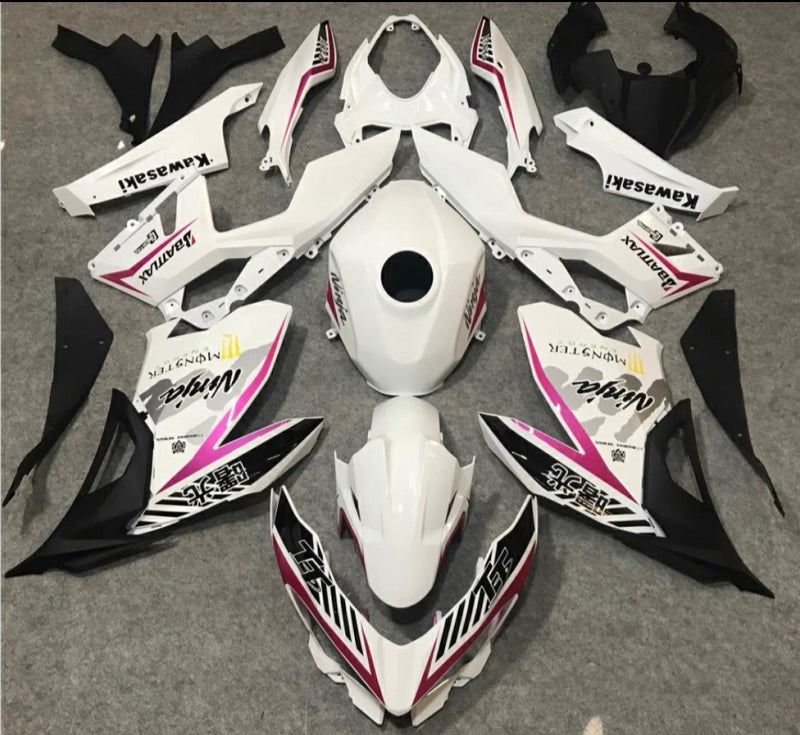 Amotopart Kawasaki EX400/Ninja400 2018-2023 Fairing Kit Bodywork Plastic ABS