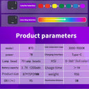 Pocket RGB Full Color 3000-9000K LED Video Light Photography Fill Lamp VLog