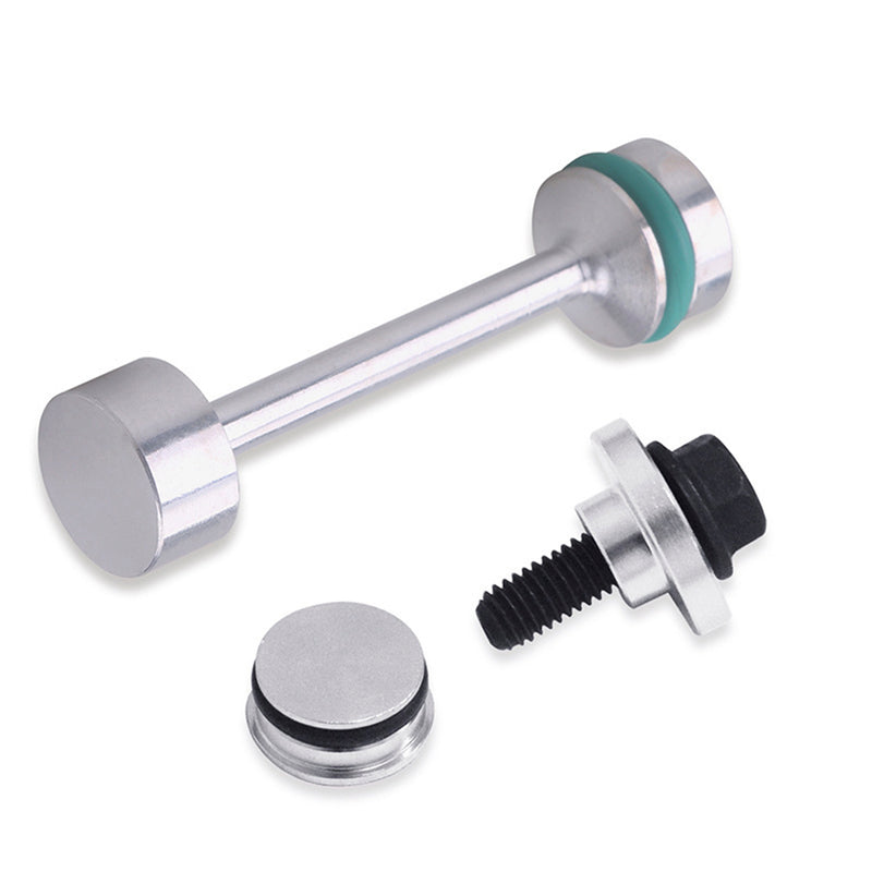 Oil Diverter Barbell & Oil Tube Hold Down& Front Gallery Plug for GM LS