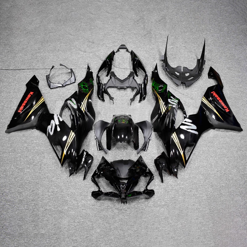 Injection Fairing Kit Bodywork Plastic ABS fit For Kawasaki ZX6R 2019-