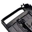 2PCS Front Bumper Fog Light Grille Trim Fit Audi A6L C8PA 2023+ Black Chrome