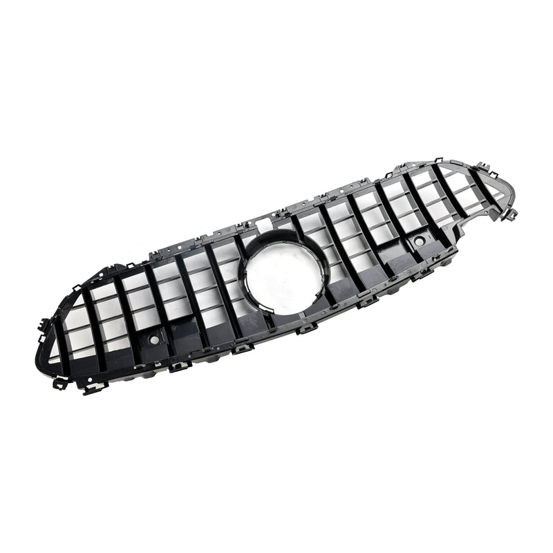 Black Front Bumper Grill Grille Fit Mercedes CLS C257 W257 Coupe 2018-2024