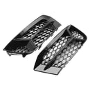 Front Bumper Grill Fog Light Cover Lamp Frame Trim Fit Audi A3 2017-2020