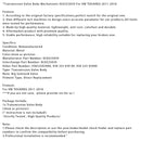 Transmission Valve Body Mechatronic 0C8325039 For VW TOUAREG 2011-2018