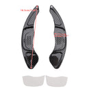 Carbon Look Steering Wheel Paddle Shifter Extension Covers Fit VW MK7 Golf