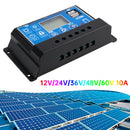 12V-60V PWM Solar Controller Display Current Solar Street Light Control 0V Start
