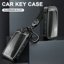 Aluminum Alloy TPU Black Car Key Case Cover With Buckle For Mazda CX-4 CX-5