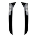 Gloss Black Pair Rear Window Side Wing Spoiler For VW Passat B7 Wagon 11-15