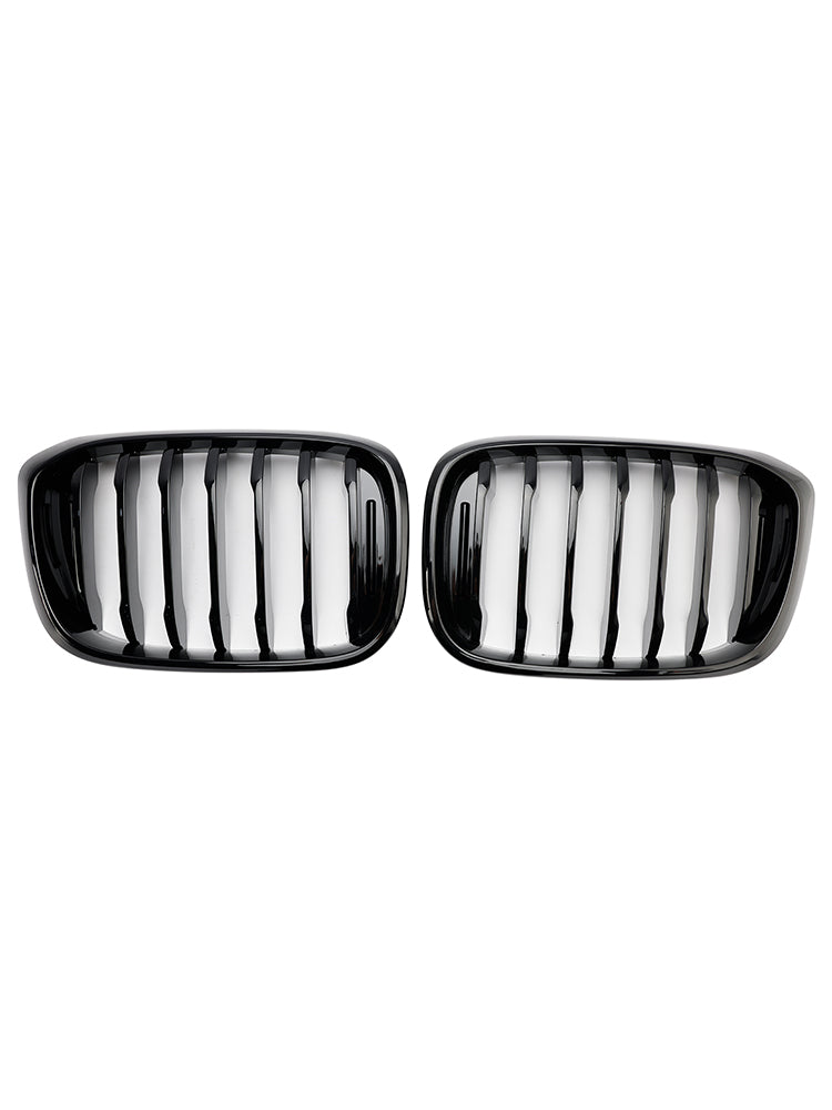 Gloss Black Front Kidney Grille Mesh Grill Fit BMW X4 G02 X3 G01 G08 2018-2021