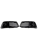 2018-2022 Fit Audi Q5 2PCS Front Bumper Cover Grill Grille Bezel Insert W/ACC
