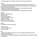 Front Kidney Grille Grill For BMW 1 Series F40 19-23 Silver Diamond Style