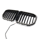 2019-2022 Fit BMW X7 G07 Single Slat Gloss Black Front Kidney Grill Grille