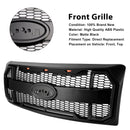 Matte Black Raptor Style Front Bumper Grille Grill Fit Ford F150 2009-2014 W/LED
