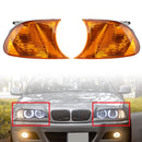 Pair Amber Corner Side Light For BMW 3 Series E46 98-01 Coupe