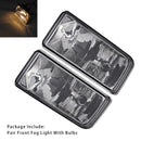 Pair Front  Fog Light Lamps With Bulbs For Chevy Silverado 2007-2013 Clear Lens