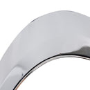 2014-2020 For Fiat 500L Left+Right Rear Taillight Lamp Trim Ring Chrome