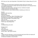 2PCS Gray Sun Visor Left & Right 96401-3TA2A 96400-3TA2A For Nissan Altima 2013-2018