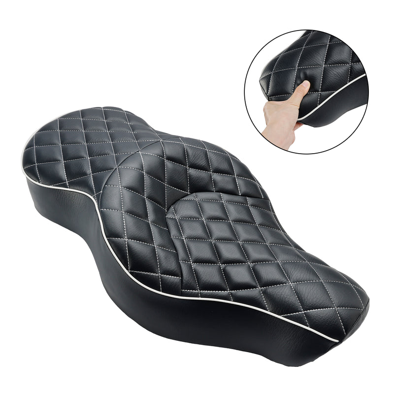 Complete Cushion Rider Passenger Seat Black Fits For Xl883N Xl1200N Custom 04-18