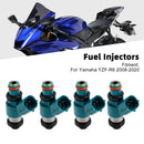 4PCS Fuel Injectors 13S-13761-00-00 For Yamaha YZFR6 YZF-R6 2008-2020