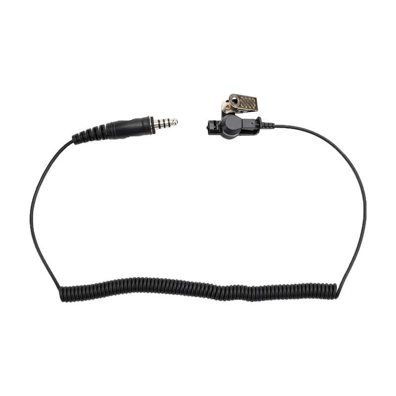 For DP3400 DGP4150 APX4000 6-Pin U94 PTT 7.1-A3 Single Transparent Tube Headset