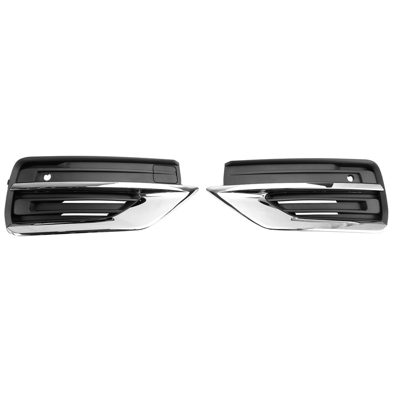 2PCS Front Bumper Fog Light Grille Fog Lamp Grille Fit Volvo XC90 2021-2024