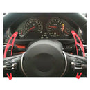 Steering Wheel Paddle Shifter Extension For BMW M3 M4 X5M X6M Aluminium Red