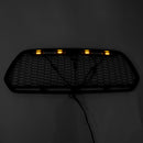 Matt Black Front Bumper Grill Grille Fit Ford Transit MK8 2015-2018 Raptor w/LED