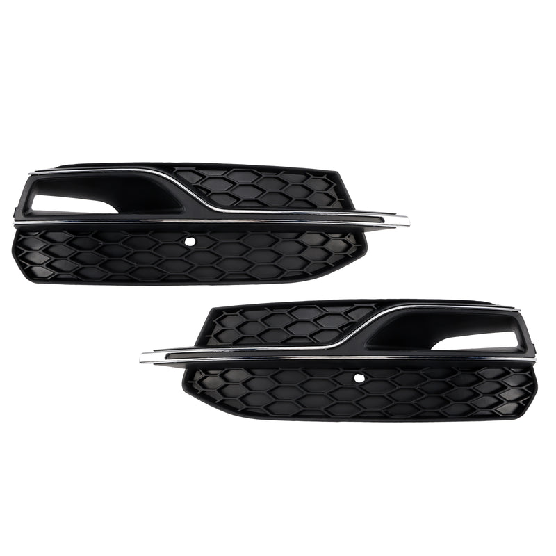 Front Lower Fog Light Cover Grill Grille Fit AUDI A3 S3 S-Line 2013-2016