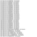 3PCS 49056-0038 Fuel Injector For Kawasaki Mule PRO FX FXR FXT KAF820 KAF820 EPS