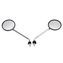 Rear View Mirror Chrome M8 left & right For Vespa LX50 LX 50 LX125 LX150 2T 4T