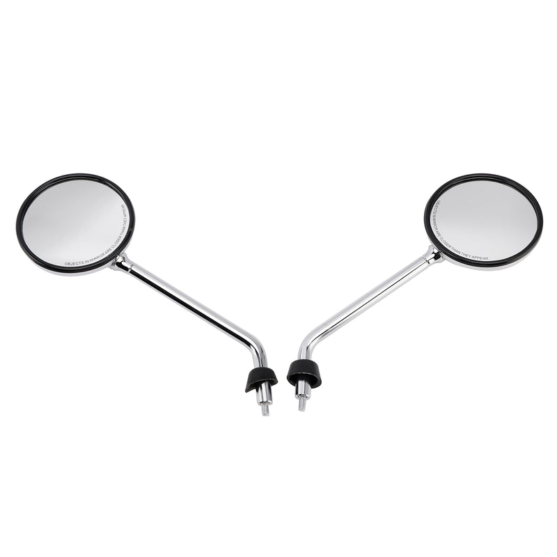 Rear View Mirror Chrome M8 left & right For Vespa LX50 LX 50 LX125 LX150 2T 4T